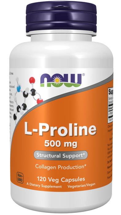 L-Prolina 500 mg (120 veg caps)
