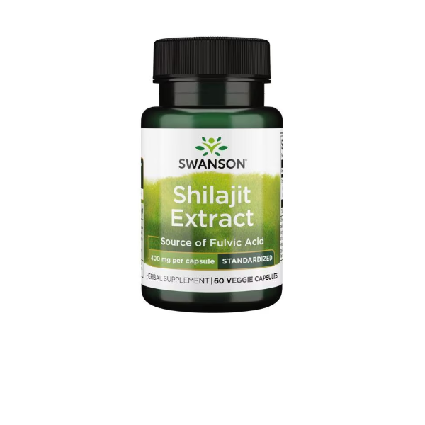 Extracto de Shilajit/ Standardized 400 mg (60 veg caps), Swanson
