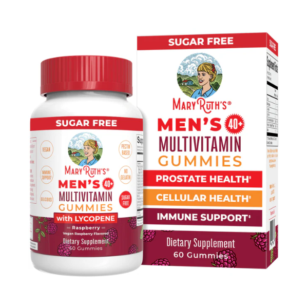 Multivitaminico Para Hombres Mayores De 40 Años (60 gomitas), Mary Ruth´s