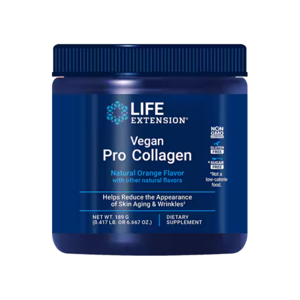 Pro Colageno Vegano Sabor Naranja (189 gramos), Life Extension