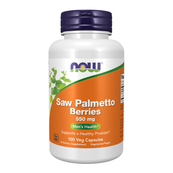 Saw Palmetto Berries 550mg (100 Veg Caps)