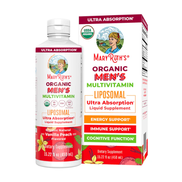 Multivitaminico Liposomal Organico para Hombres (15.22 oz/450ml), Mary Ruth´s