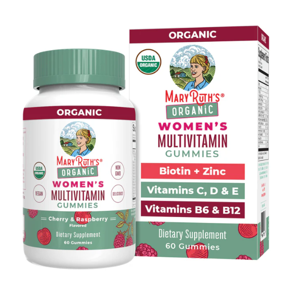 Women's Organic Multivitamin Gummies 60 Gummies Mary Ruth