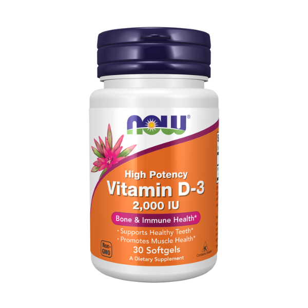 Vitamina D3 2000 IU (120 softgels)