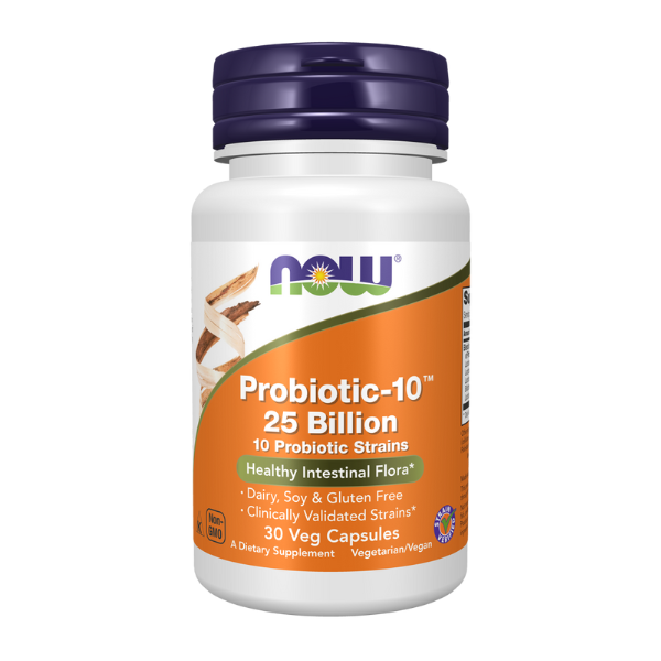 Probiotics 10-25 Billion (30 VegCaps) / Probiotic-10 strains 25 Billion