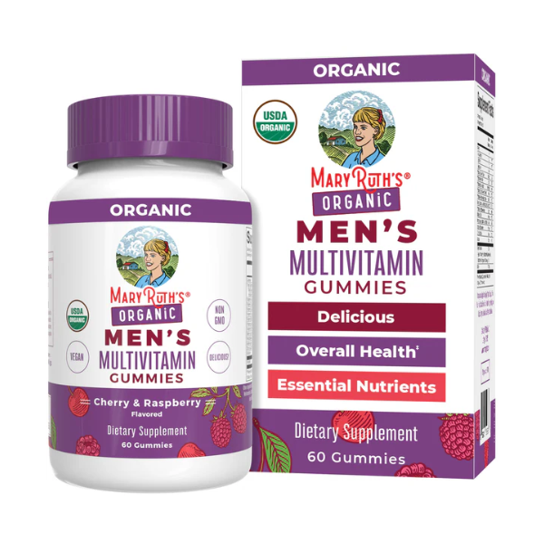 Men's Organic Multivitamin Gummies 60 Gummies Mary Ruth