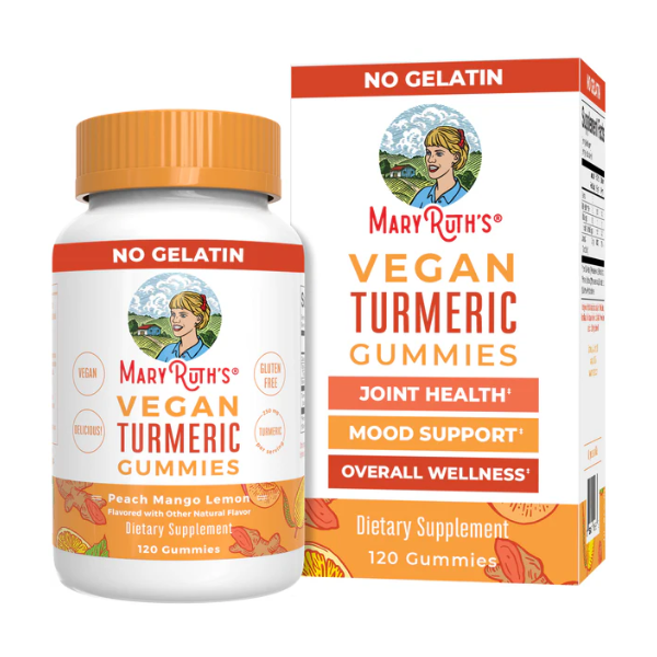 Curcuma Sabor Tropical (120 gomitas), Mary Ruth´s