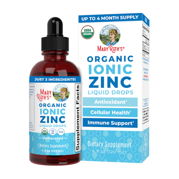 Liquid Ionic Zinc 120ml (4oz) Mary Ruth