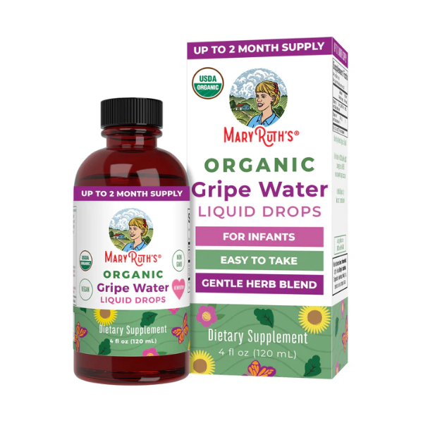 Gripe Water Organica, Liquida (4 fl oz/120 ml), Mary Ruth's
