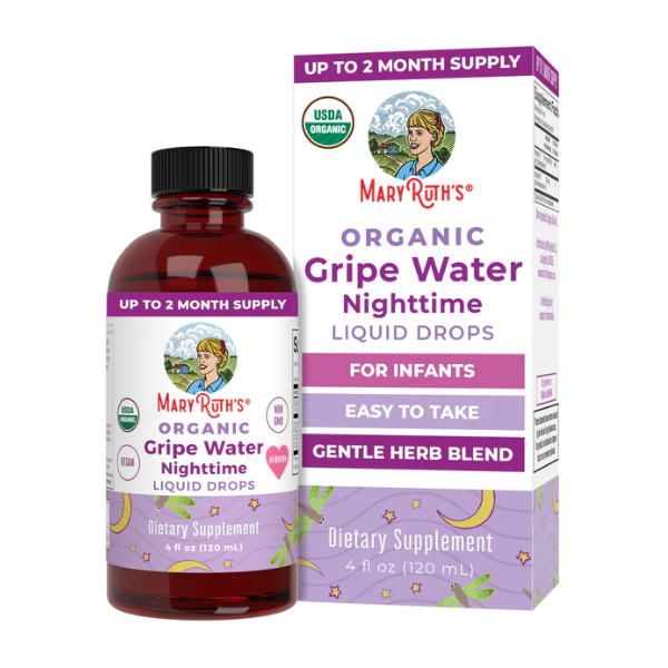 Gripe Water Nocturna Organica, Liquida (4 fl oz/ 120 ml), Mary Ruth's
