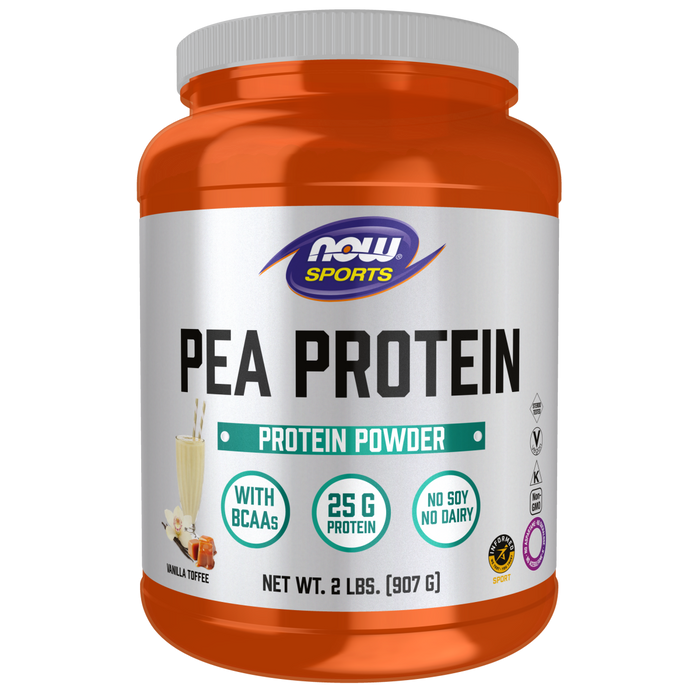 Proteina de Guisante, Vainilla y Caramelo en Polvo (2 lbs)
