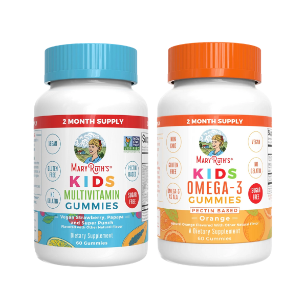 KIT #2 Multivitaminico para Niños + Omega-3 para Niños, Mary Ruth's