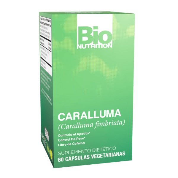 Caralluma 1,000 Mg control de apetito, control de peso. (60 Capsulas), Bio Nutrition