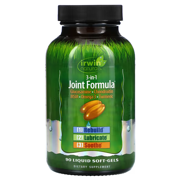 Formula 3 en 1 para las Articulaciones (90 softgels), Irwin Naturals