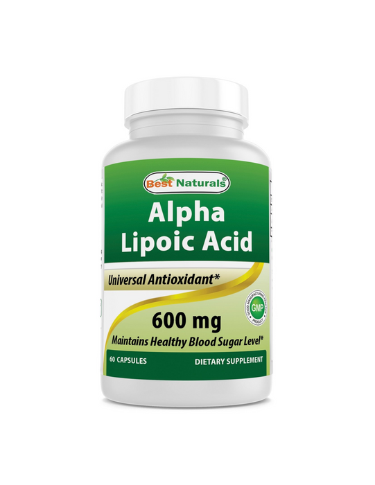 Acido Alfa Lipoico 600 mg (60 caps), Best Naturals