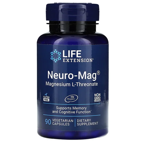 Neuro-Mag® Magnesio L-Treonato (90 veg caps), Life Extension