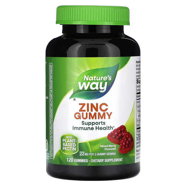 Zinc 11 mg (120 gomitas), Nature's Way