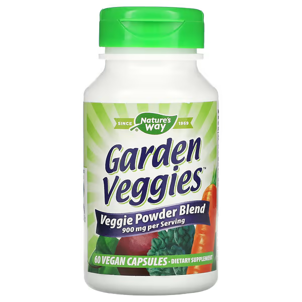 Garden Veggies, Super Alimento 900mg (60 Veg caps), Nature's Way