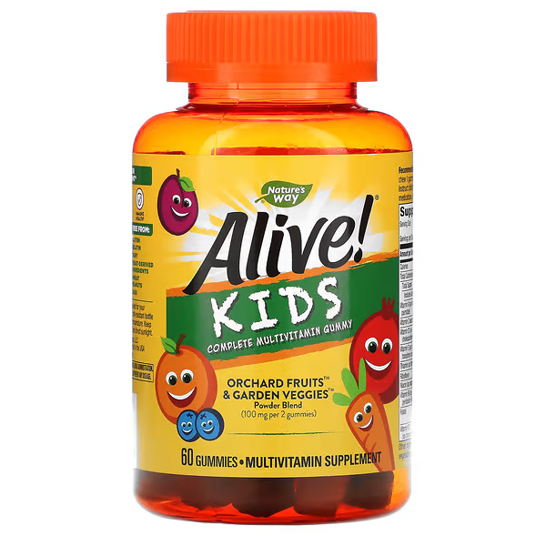 Alive!® Multivitaminico para Niños (60 gomitas), Nature's Way