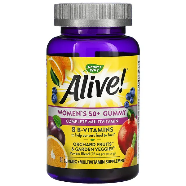 Alive!® Multivitaminico Para Mujeres 50+ (60 gomitas), Nature's Way