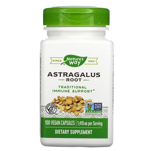 Raiz de Astragalo 1410 mg (100 veg caps), Nature's Way