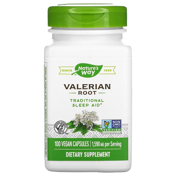 Raiz De Valeriana 1590 mg (100 veg caps), Nature's Way