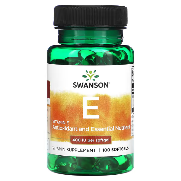 CC Vitamina E, 400 IU ,268 mg ( 100 softgels), Swanson