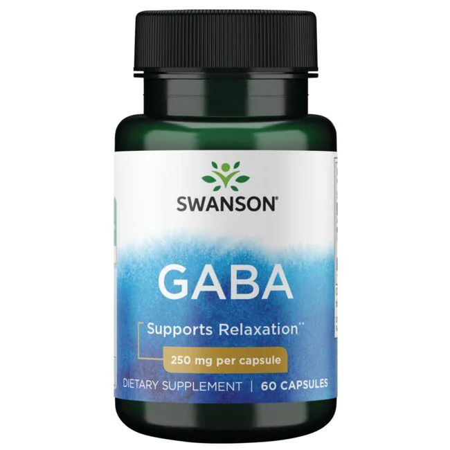 OFERTA 50% GABA 250mg (60 caps) , Swanson