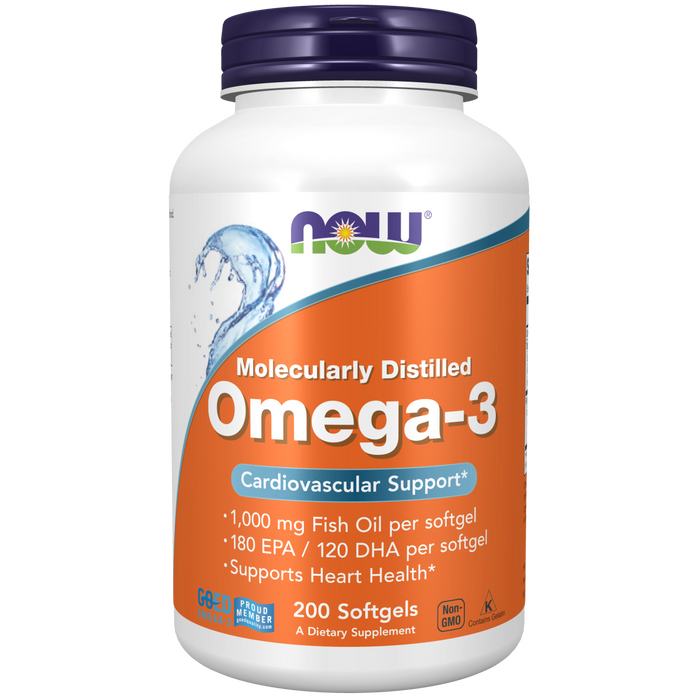 Omega-3 Molecularly Distilled (200 Softgels)/Omega-3, Molecularly Distilled Softgels