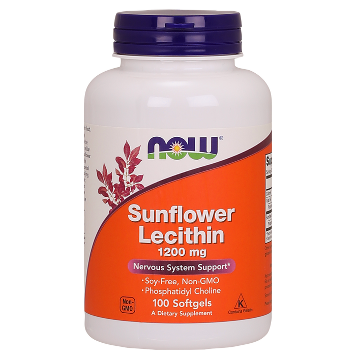 Sunflower Lecithin 1200mg (100 Softgels) soy free / Sunflower Lecithin 1200 mg