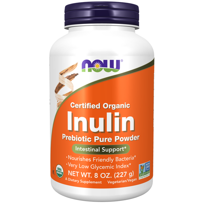 Organic Inulin Prebiotic Powder 226 g (8oz)/Inulin Prebiotic Pure Powder, Organic
