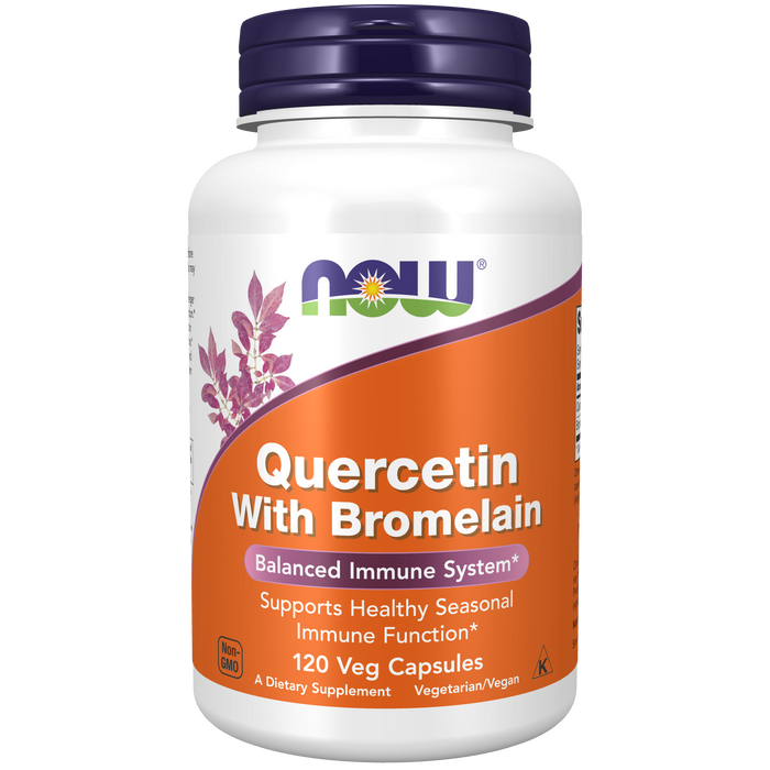 Quercetin(800mg) and Bromelain 165mg (120 Veg Caps) / Quercetin with Bromelain