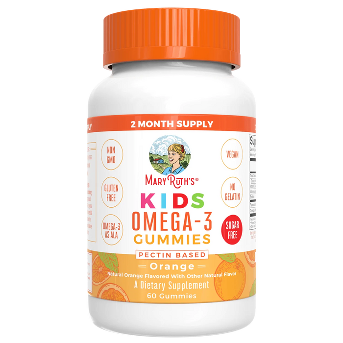 Vegan Omega-3 Gummies for Kids 60 gummies Mary Ruth