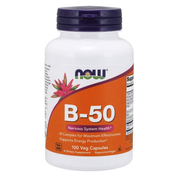 B Complex-50mg/mcg (100 vegCaps)