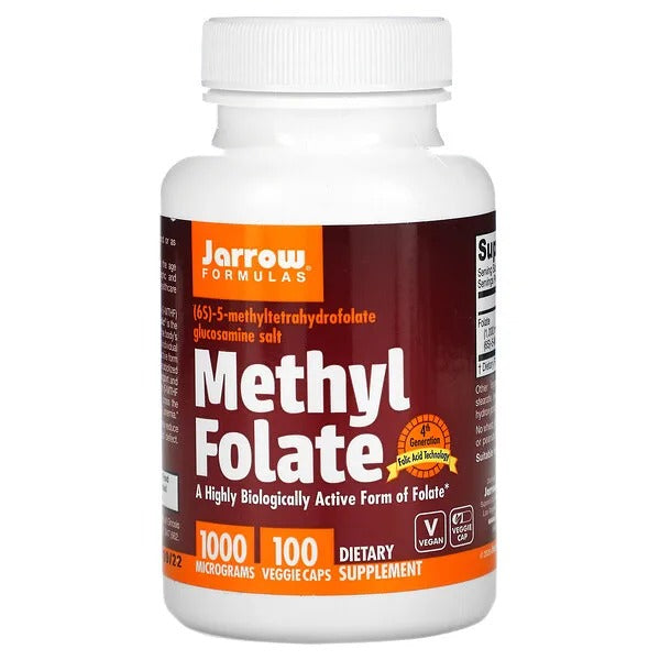 Metilfolato 1000 mcg (100 Veg Caps), Jarrow