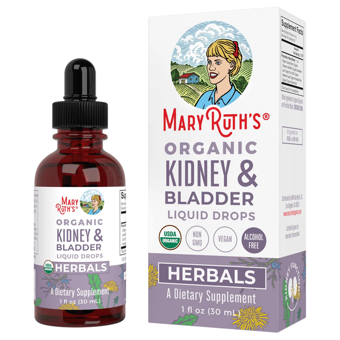 Organic Herbal Blend Kidney & Bladder Liquid Drops 1oz(30ml) Mary Ruth