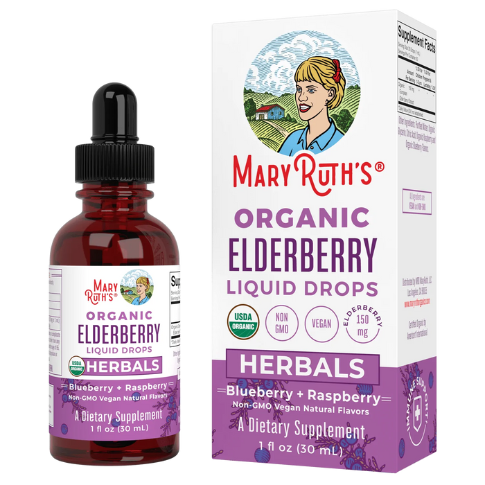 Elderberry Organico, Liquido (1 fl oz/30ml), Mary Ruth´s
