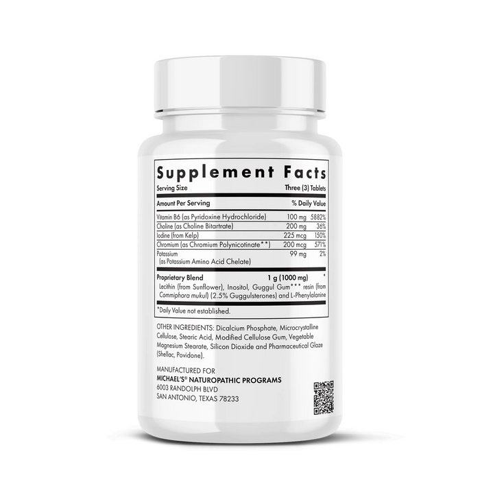 Factores del Metabolismo de las Grasas (90 veg tabs), Michael´s Health
