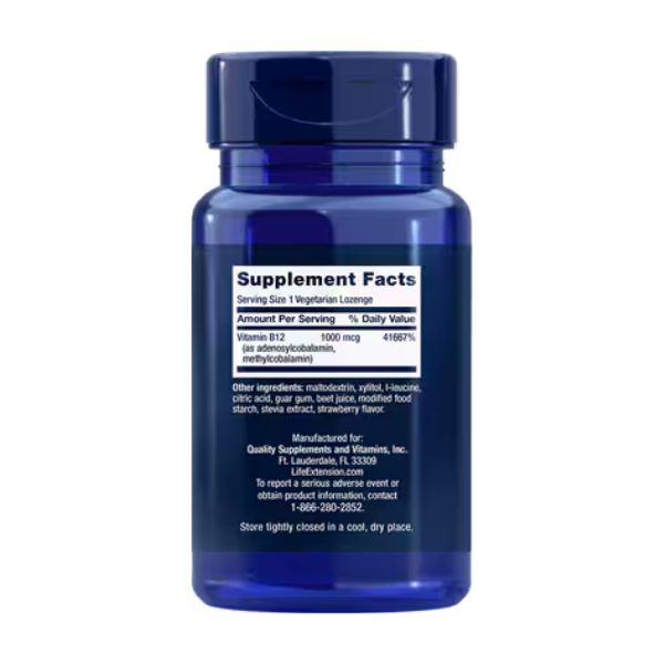 B12 Elite (60 tab vegs), Life Extension