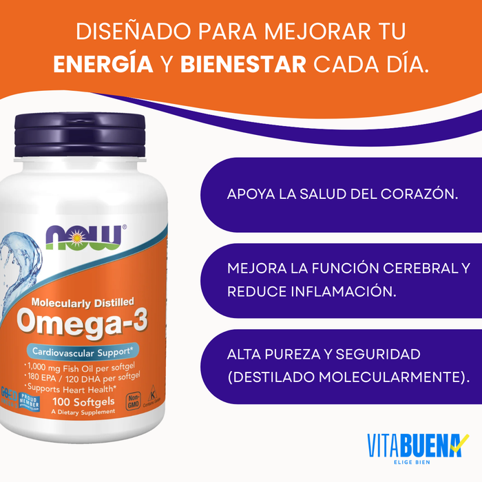 Omega 3 1000mg(100 Softgels)