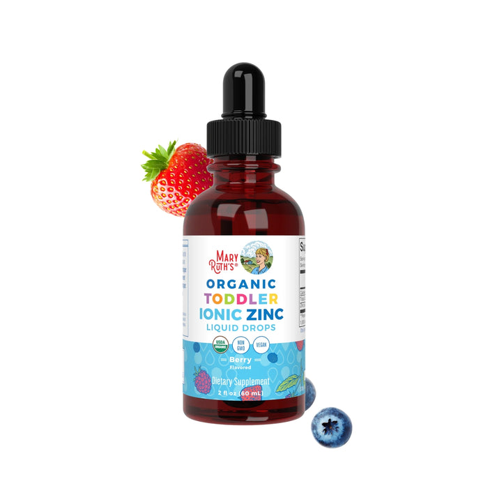 Organic Ionic Zinc Toddler Liquid Drops 2oz (60ml) Mary Ruth