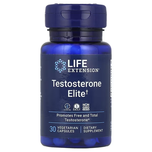 Testosterona Elite (30 caps vegs), Life Extension