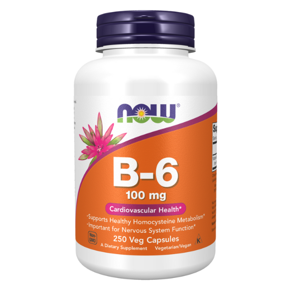 Vitamina B-6 100 mg Cardiovascular (250 caps)