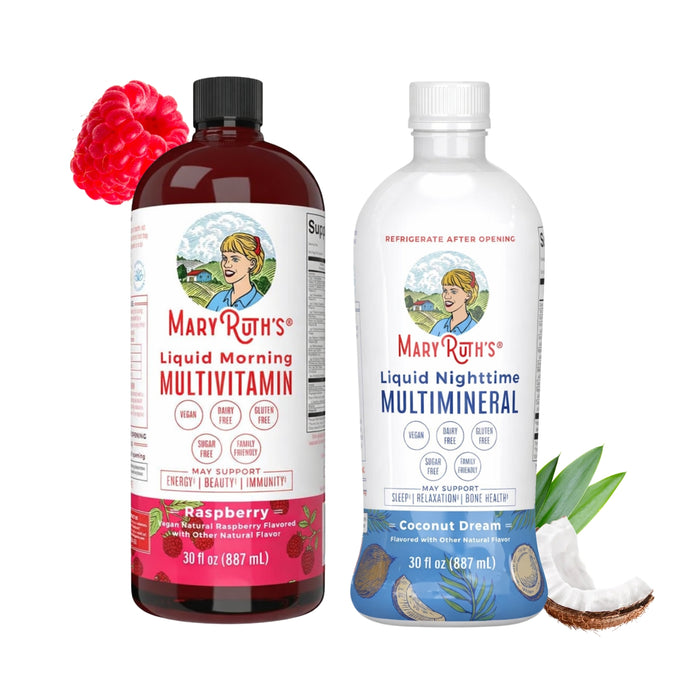 KIT #1 Multivitamínico Matutino + Multimineral Nocturno Mary Ruth's