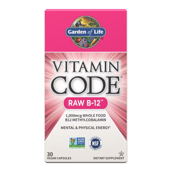 Vitamina B-12 1000 mcg Vitamin Code® (30 veg caps), Garden of Life
