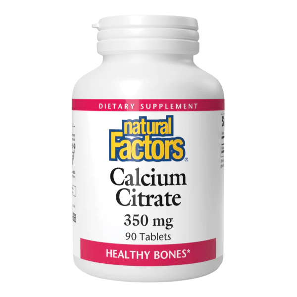 Citrato de Calcio 350 mg (90 tabs), Natural Factors