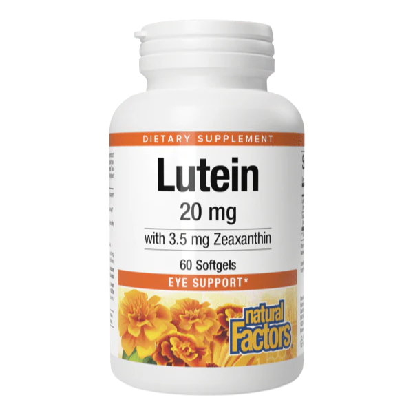 Luteina 20 mg (60 softgels), Natural Factors