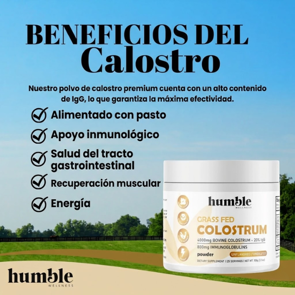 Calostro Bovino 4,000 mg (100 g) | Humble