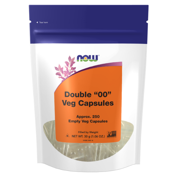 Capsulas Vacias Vegetarianas, Doble 00 (250 envases)