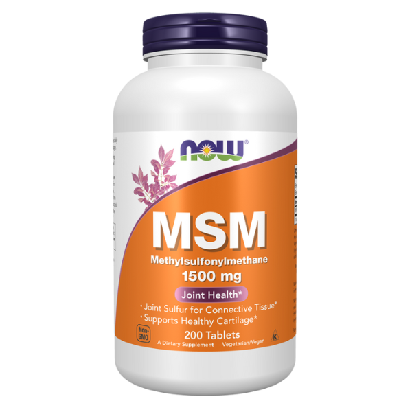 MSM, Articulaciones y Cartilagos 1500 mg (200 tabs)